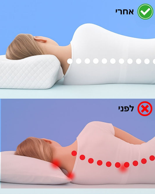 Sorelia Easy rest – כרית אורטופדית להקלה בכאבי צוואר ולשינה עמוקה ורציפה💤